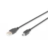 ASM AK-300108-018-S cavo ASSMANN USB 2.0 HighSpeed Type-A / Mini-USB B (5 poli) connettore maschio 1,8 m