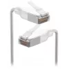 Cavo di rete Ubiquiti UACC-Cable-Patch-EL-C6A-12M-W RJ-45 Cat6a 12m trasparente bianco