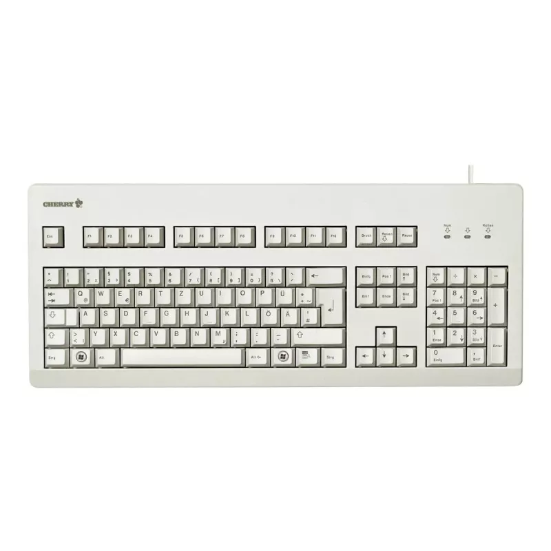 CHERRY G80-3000 Tastiera Universale USB QWERTZ Tedesco Grigio
