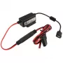Caricabatterie per dispositivi mobili RAM Mounts RAM-GDS-CHARGE-V7B1U — caricabatterie USB per interni, ingresso 10–30 V, uscita max 9 V, 2,5 A, cavo 1,2 m, nero/rosso