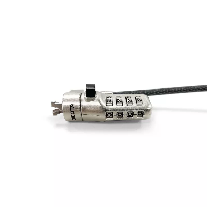 Cavo di sicurezza DICOTA D31933 antracite 2m lucchetto a combinazione