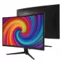 LC-Power LC-M27FC monitor gaming curvo 27 pollici (68,6 cm), Full HD 1920x1080, 16:9, 180 Hz, 3,6 ms, 1x DP, 2x HDMI, nero/rosso