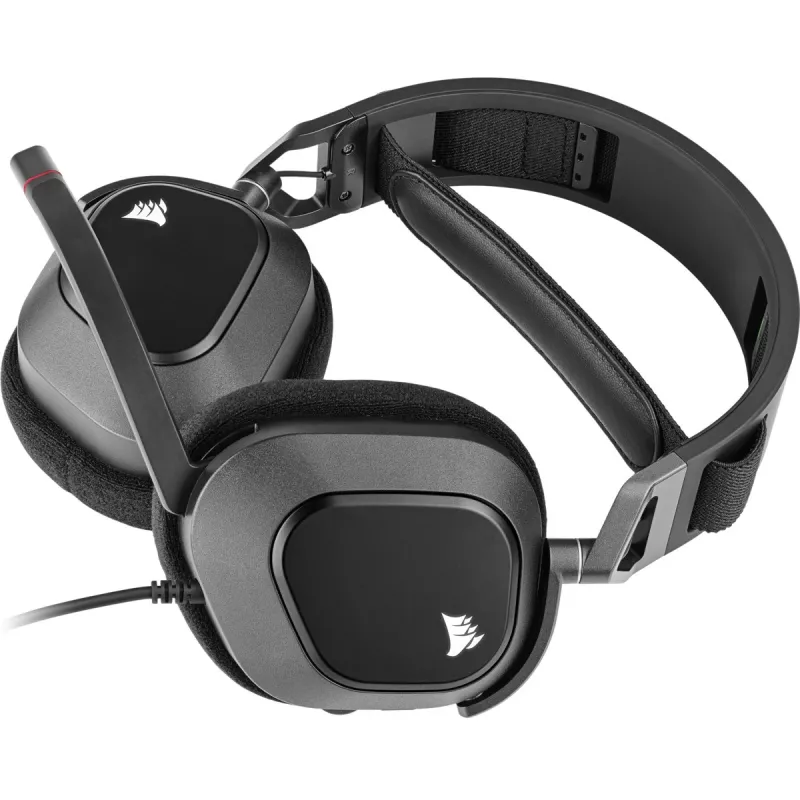 HS80 RGB cuffie USB Carbon