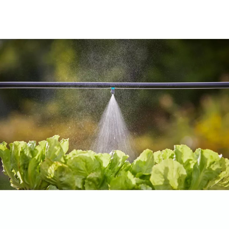 Gocciolatore Gardena 13323-20 nero montaggio a fine linea