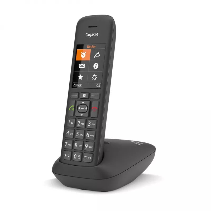 Telefono analogico/DECT Gigaset C575 con display del numero chiamante nero