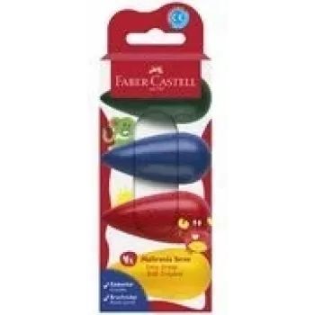 Gessetto Faber-Castell 120408 blu verde rosso giallo 4 pz.