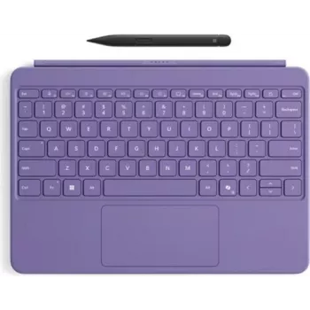 Tastiera per Microsoft Surface Pro 12 pollici viola con supporto penna slim — Microsoft EP2-33089
