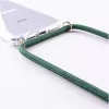 Custodia con collana per telefono Lookabe per iPhone 7/8 Plus — oro con laccio verde