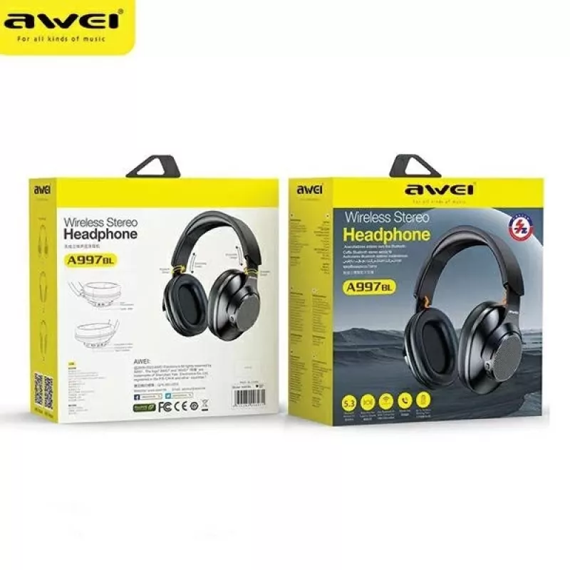 Cuffie Bluetooth Awei A997BL