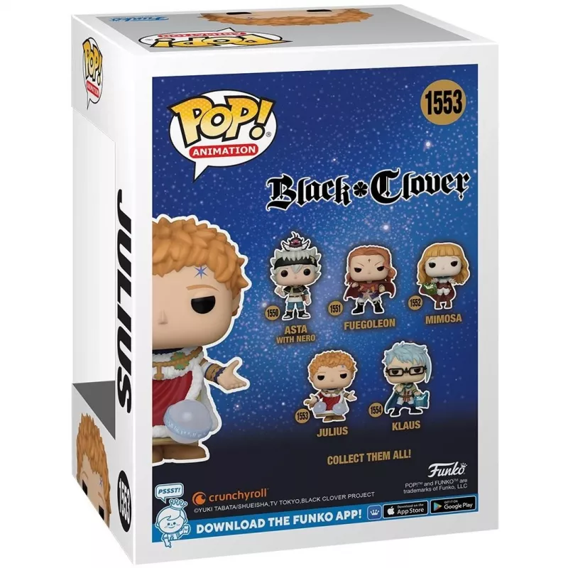 Funko Pop figura Black Clover Julius (143274)