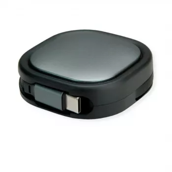 ROLINE cavo avvolgibile USB2.0 C-C ST/ST 1,2m – cavo – digitale/dati (11.02.8420)