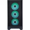Case PC Silentware Flow 110 A-RGB nero — case mid-tower, pannello laterale in vetro temperato