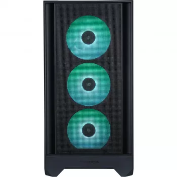 Case PC Silentware Flow 110 A-RGB nero — case mid-tower, pannello laterale in vetro temperato