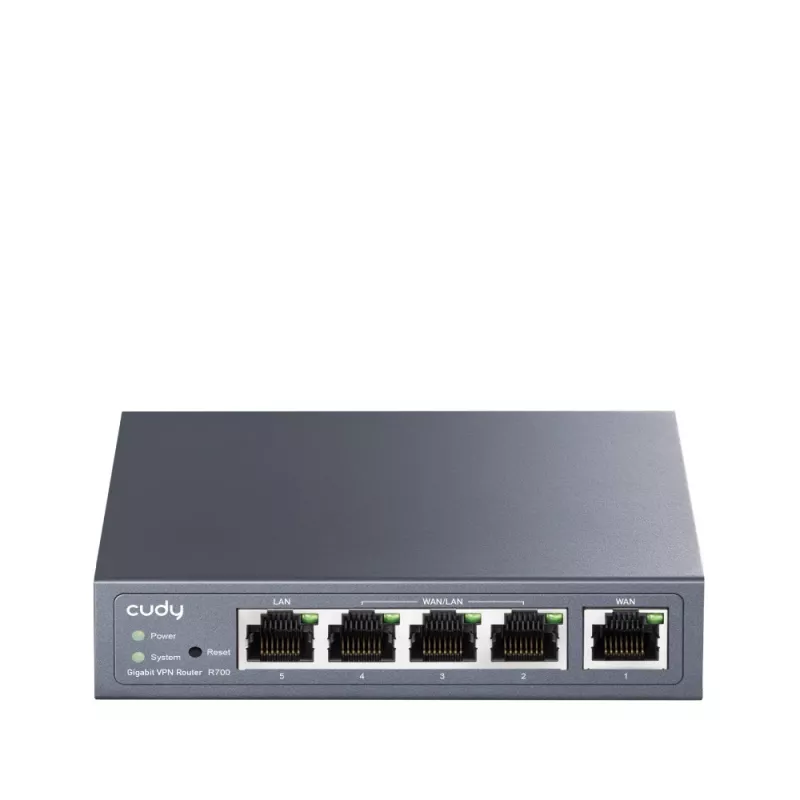 Cudy router VPN multi-WAN Gigabit router cablato Fast Ethernet, Gigabit Ethernet grigio