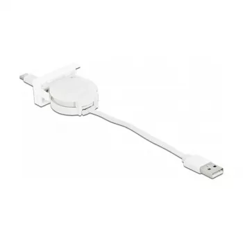 Cavo avvolgibile DeLOCK Easy 45 USB 2.0 Type-A a Type-C 0,62 m