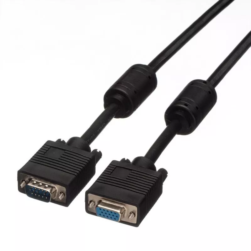ROLINE Cavo VGA HD15 ST - BU con nucleo in ferrite 3,0m (11.04.5353)