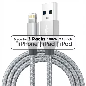 ROLINE - cavo di ricarica/dati iPad/iPhone/iPod - Lightning / USB - USB Type-A, 4 poli (M) - Lightning (M) - 1 m - schermato - (USB/USB 2.0) - bianco (Pa