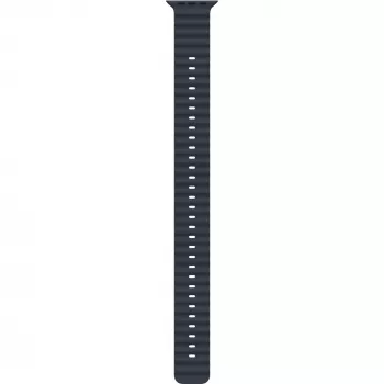 Cinturino Apple 49mm Navy Ocean Band Extension nero finitura titanio