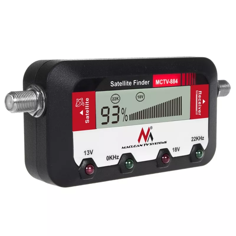 Maclean MCTV-884 misuratore digitale di segnale satellitare, LCD