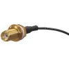 Cavo coassiale MikroTik ACSMAUFL connettore femmina SMA dritto 1 m nero