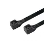 LOGILINK - Set da 100 fascette per cavi, lunghezza 30 cm, nero (KAB0004B)