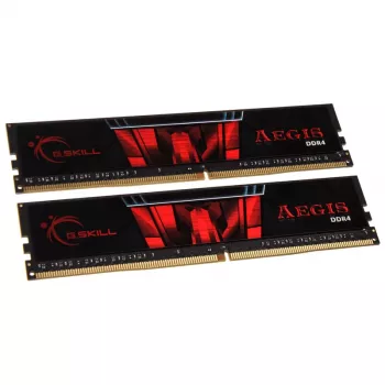 DIMM 16 GB DDR4-3000 (2x 8 GB) kit dual, memoria RAM nero, F4-3000C16D-16GISB, Aegis, INTEL XMP