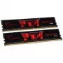 DIMM 16 GB DDR4-3000 (2x 8 GB) kit dual, memoria RAM nero, F4-3000C16D-16GISB, Aegis, INTEL XMP