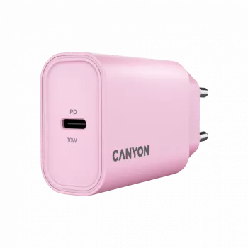 CANYON caricabatterie OnCharge 30CL Max Power 30W 1xPD EU rosa