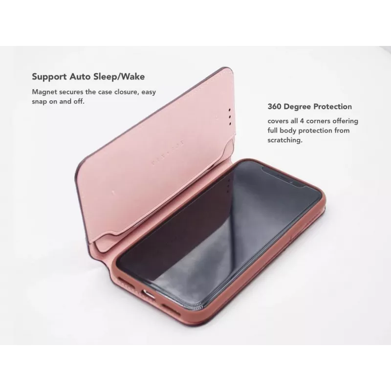 Custodia folio VixFox per iPhone 7/8 — rosa, custodia protettiva folio
