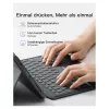 Tastiera inateck iPad 11 iPad 10ª gen. comp. QWERTZ grigia