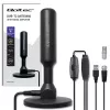 Antenna TV QOLTEC DVB-T2 28 dBi con amplificatore di segnale, ricezione interna/esterna