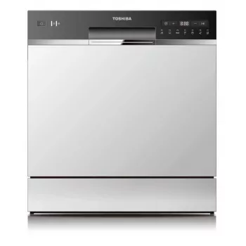 Lavastoviglie Toshiba DW-08T2EE(W)-PL, 8 coperti, classe di efficienza energetica F, 49 dB, 55×59×50 mm