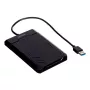 Unitek Y-3036 box esterno per HDD/SSD, 2,5″ SATA III 6G, USB 3.0, UASP, nero