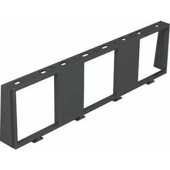 OBO Bettermann telaio di montaggio MT45V3 nero grafite (7408672)