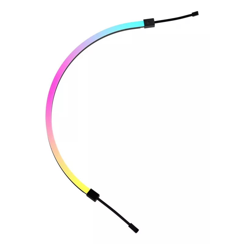 Striscia LED CORSAIR LS430 Aurora — multicolore, 430×10×10 mm, confezione da 2