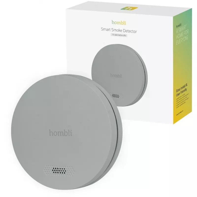 Rilevatore di fumo Hombli HBSA-0108 wireless fotoelettrico 3V litio