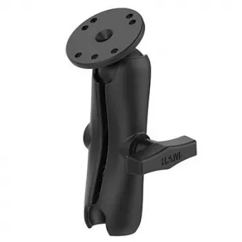 Braccio a doppio snodo con piastra a sfera rotonda RAM Mounts RAM-103U