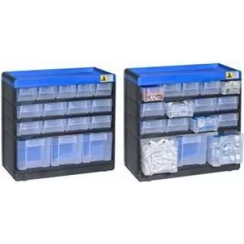 Cassettiera per minuteria allit VarioPlus Pro 29/32 L x A 300 285 — contenitori modulari per lo stoccaggio