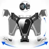 Supporto auto Crong CRG-CH4-BLK per smartphone — design compatto regolabile