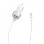Caricabatterie da auto Devia Smart Series doppia USB 2.4A con cavo Lightning integrato
