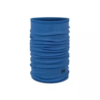 Buff Merino Lightweight Jr Solid scaldacollo in lana merino per bambini, blu
