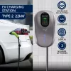 Stazione di ricarica EV QOLTEC 52430 22 kW Wi-Fi RFID trifase, 32 A, Type 2, IP54