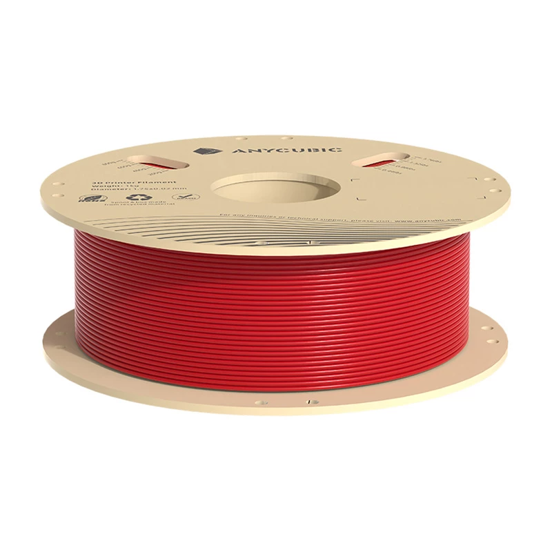 Filamento PLA AnyCubic IPHPLRR-106 — bobina 1 kg, 1,75 mm, rosso
