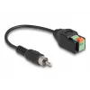DeLOCK cavo adattatore da connettore RCA a morsettiera con pulsante 15 cm
