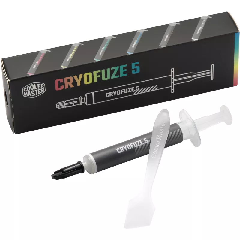 Pasta termica Cooler Master CRYOFUZE 5 WHITE 3g – pasta termica CPU/GPU ad alta conduttività