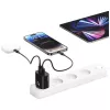 Caricabatterie USB usams USA001629 25W 1×USB-C + 1×USB-A ricarica rapida