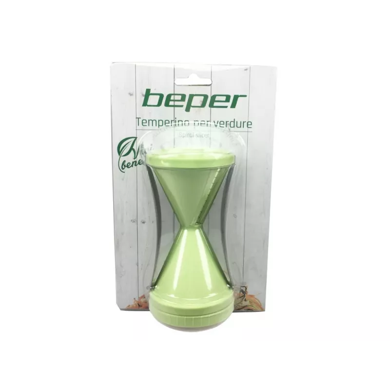 Tagliaverdure a spirale manuale Beper MD.236 verde ABS acciaio inox