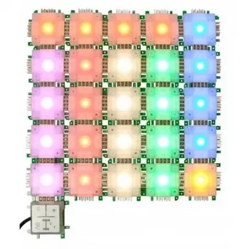 Set luci ALLNET BrickRknowledge 7 colori set luci blu verde arancione rosso bianco caldo giallo