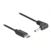 Cavo di alimentazione DeLOCK 85393 nero 1,5 m USB-C 3,5 x 1,35 mm