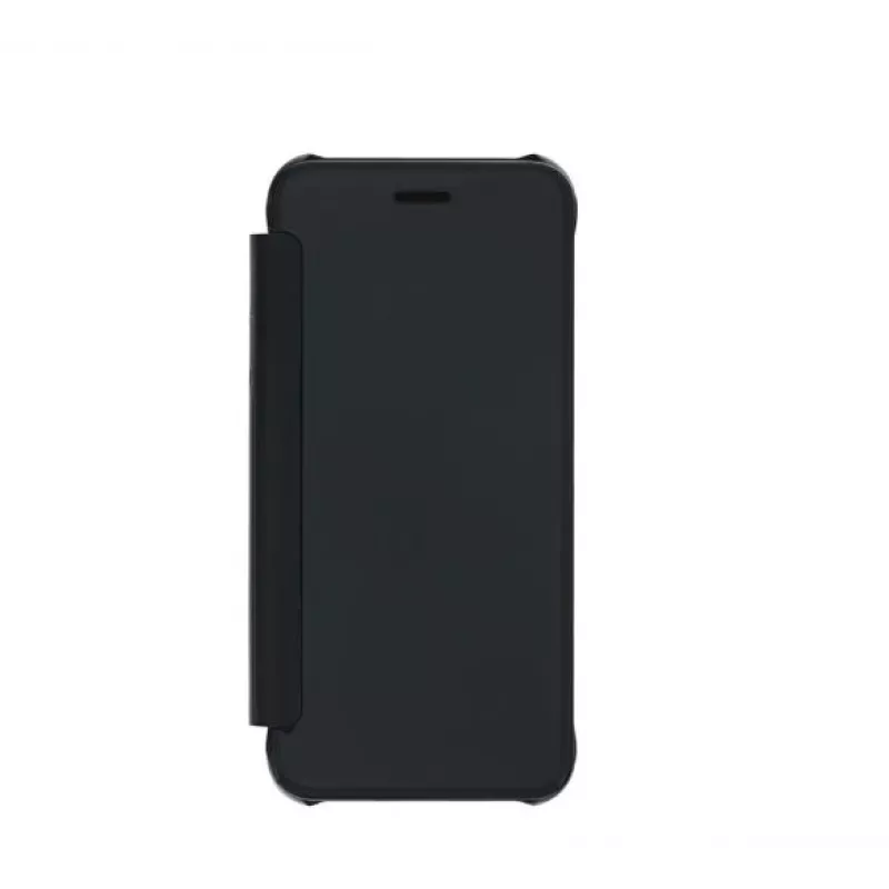 Custodia a portafoglio per telefono Tellur per iPhone 8 — similpelle, nero, con specchio